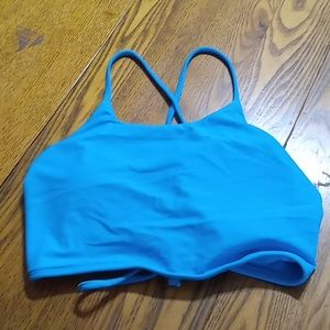 BODY GLOVE Womens Bikini LARGE TOP New Summer BLUE AQUA ELENA Beach Resort